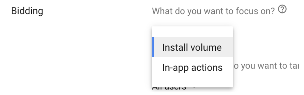 Install volume vs in-app actions