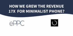 Minimalist Phone x ePPC Google Ads